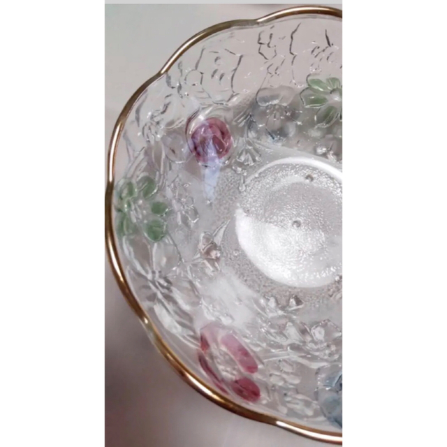 東洋佐々木ガラス(トウヨウササキガラス)の未使用　レトロ　ガラス小鉢 インテリア/住まい/日用品のキッチン/食器(食器)の商品写真