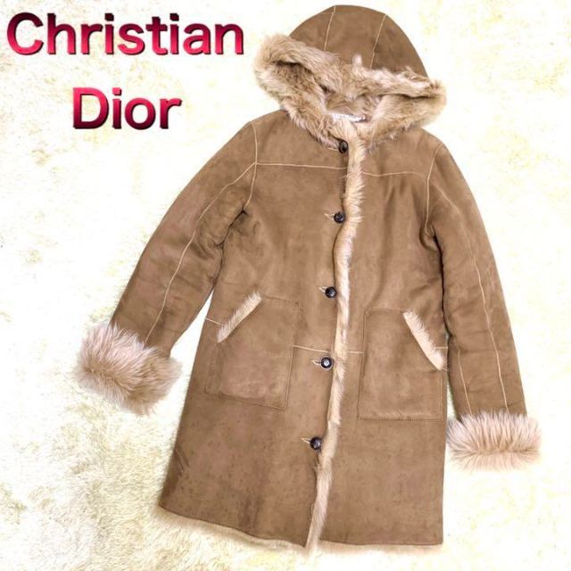 毛皮/ファーコートChristian Dior 定価100万円以上 高級ラムムートン