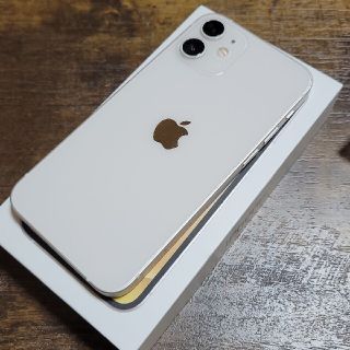 アイフォーン(iPhone)の最終値下げ【超美品】iPhone12miniホワイト64GB(スマートフォン本体)