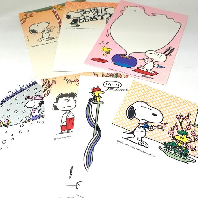 SNOOPY(スヌーピー)の162【バラ売可】スヌーピー　年賀状　サンリオ　ホールマーク　レトロ　レア エンタメ/ホビーのおもちゃ/ぬいぐるみ(キャラクターグッズ)の商品写真