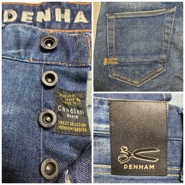 DENHAM - 【美品】デンハム CANDIANI製 RAZOR NISS W27 メンズの通販