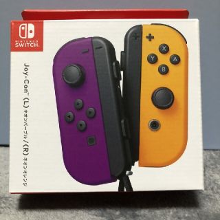 ニンテンドースイッチ(Nintendo Switch)の新品未開封品　ジョイコン Joy-Con  ネオンパープル ネオンオレンジ　(その他)