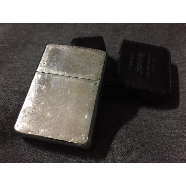 ZIPPO - 🔥ZIPPO；【Used品】本革レザーカバー付きライターの通販 by