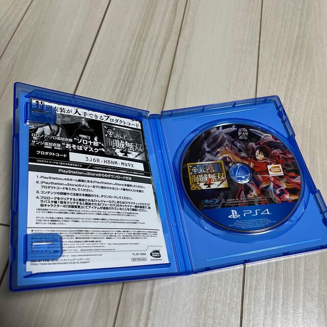 ONE PIECE 海賊無双4 PS4 エンタメ/ホビーのゲームソフト/ゲーム機本体(家庭用ゲームソフト)の商品写真