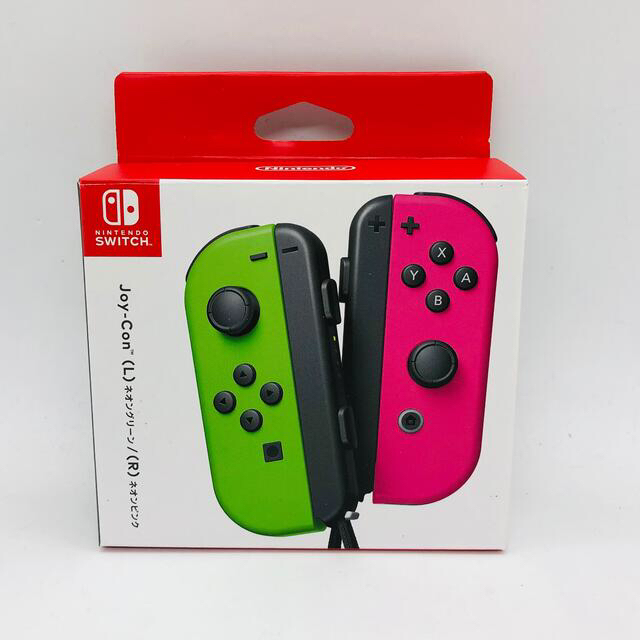 Nintendo Switch(ニンテンドースイッチ)のJoy-Con（ネオングリーン / ネオンピンク） エンタメ/ホビーのゲームソフト/ゲーム機本体(その他)の商品写真