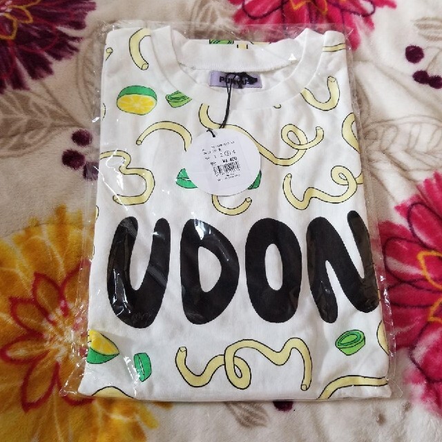 PUNYUS(プニュズ)の新品 UDON Tシャツ プニュズ 渡辺直美 punyus 半袖 うどん 3 レディースのトップス(Tシャツ(半袖/袖なし))の商品写真