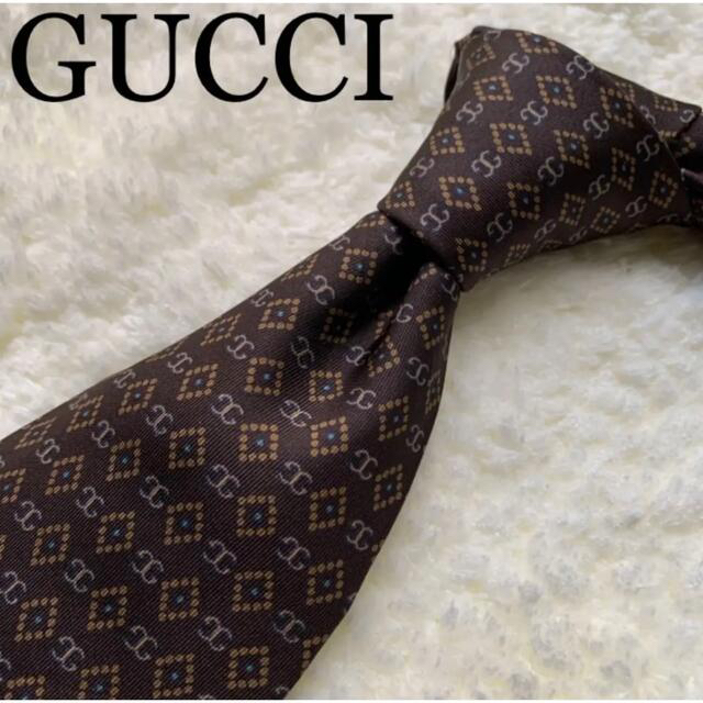 Gucci(グッチ)の【最短配送】GUCCI ネクタイ GGマーク小紋柄 メンズのファッション小物(ネクタイ)の商品写真