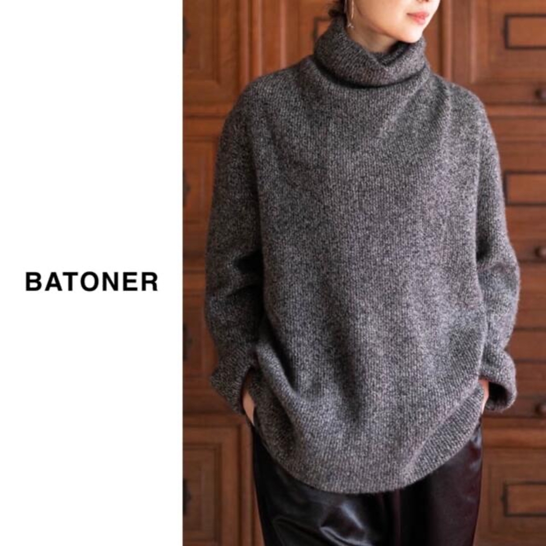 BATONER（バトナー）| カシミアフォックスタートルネックニットレディース