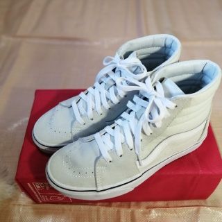 ヴァンズ(VANS)のバンズスニーカー　ハイカットモスグリーン　24.0cm(スニーカー)