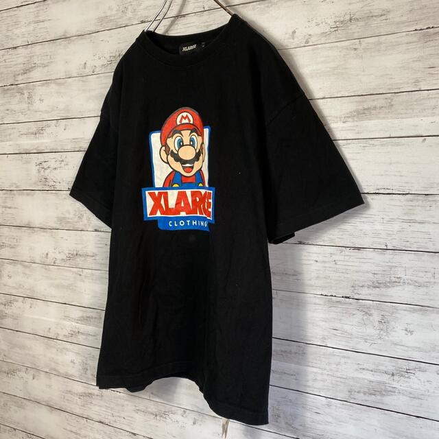 XLARGE(エクストララージ)の【限定コラボデザイン】エクストララージ×スーパーマリオ☆プリントデカロゴTシャツ メンズのトップス(Tシャツ/カットソー(半袖/袖なし))の商品写真