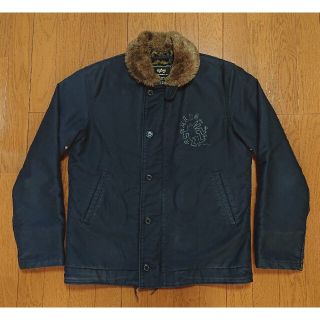 ☆ X-LARGE ALPHA Keith Haring N-1デッキジャケット-
