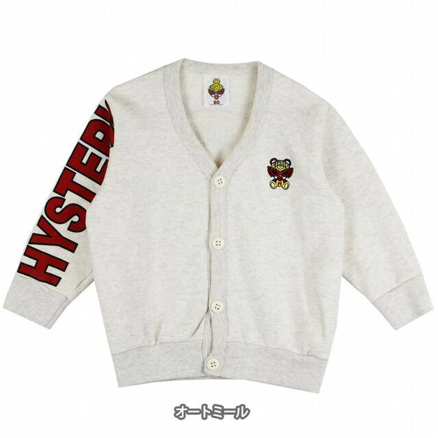 HYSTERIC MINI(ヒステリックミニ)のヒスミニ カーディガン キッズ/ベビー/マタニティのベビー服(~85cm)(カーディガン/ボレロ)の商品写真