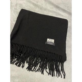 Acne Studios新品マフラー ストール 黒ブラック 正規品