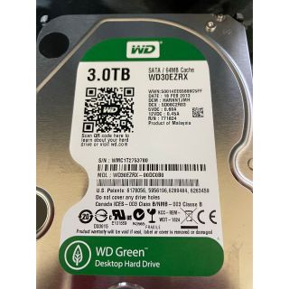 内蔵HDD 3TB (WD)(PCパーツ)