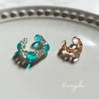 【ハンドメイド】イヤーカフセット(レジン)(イヤーカフ)