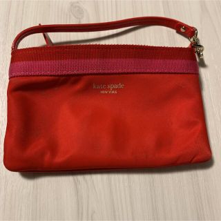 ケイトスペード(kate spade new york) ポーチ(レディース)（レッド