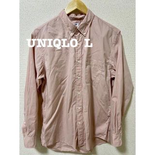 ユニクロ(UNIQLO)のUNIQLO  Lサイズ　桜色　シャツ(シャツ)