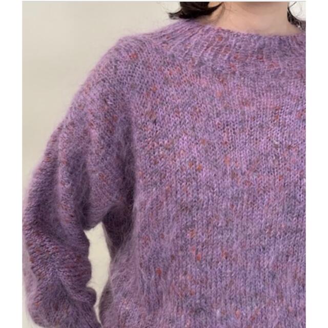 ACNE(アクネ)の【最終価格】kiaris vintage 80s purple knit レディースのトップス(ニット/セーター)の商品写真