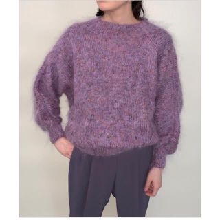 アクネ(ACNE)の【最終価格】kiaris vintage 80s purple knit(ニット/セーター)