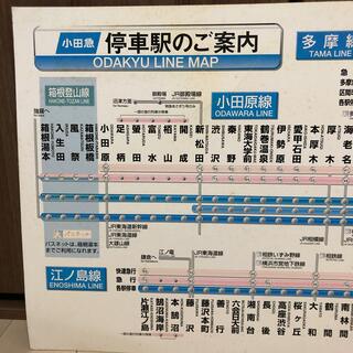 小田急線　路線図(鉄道)
