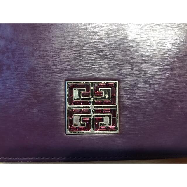 90%OFF!】 GIVENCHY ジバンシー 三つ折り財布 パープル tdh