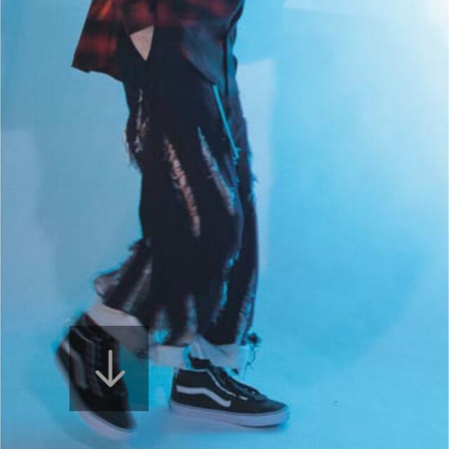 Vivienne Westwood(ヴィヴィアンウエストウッド)のブラック　minus cut&slash スラックス メンズのパンツ(その他)の商品写真