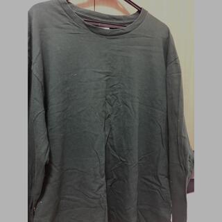 シュプリーム メンズのTシャツ・カットソー(長袖)（グリーン・カーキ 