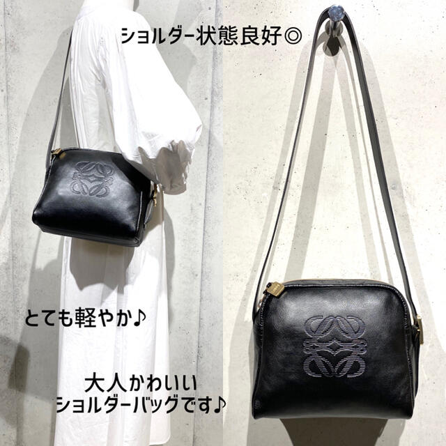 ☆美品☆ロエベ ショルダーバッグ アナグラム オールドロエベ 四角