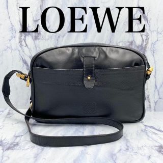 ロエベ(LOEWE)の美品オールドロエベ★ヴィンテージ　ショルダーバッグ　アナグラム　レザー　保存袋(ショルダーバッグ)