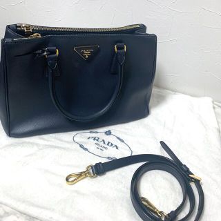 プラダ(PRADA)のPRADA ガレリア　ネイビー(ハンドバッグ)