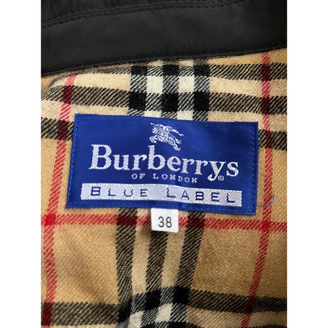 BURBERRY BLUE LABEL(バーバリーブルーレーベル)のBurberryrs ＢＬＵＥ　ＬＡＢＥＬ黒　上着 レディースのジャケット/アウター(その他)の商品写真