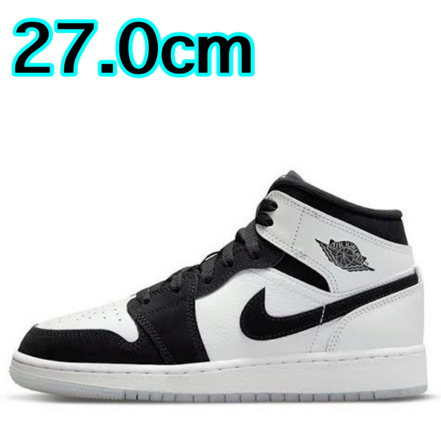 NIKE(ナイキ)のNike Air Jordan 1 Mid Omega Black White メンズの靴/シューズ(スニーカー)の商品写真