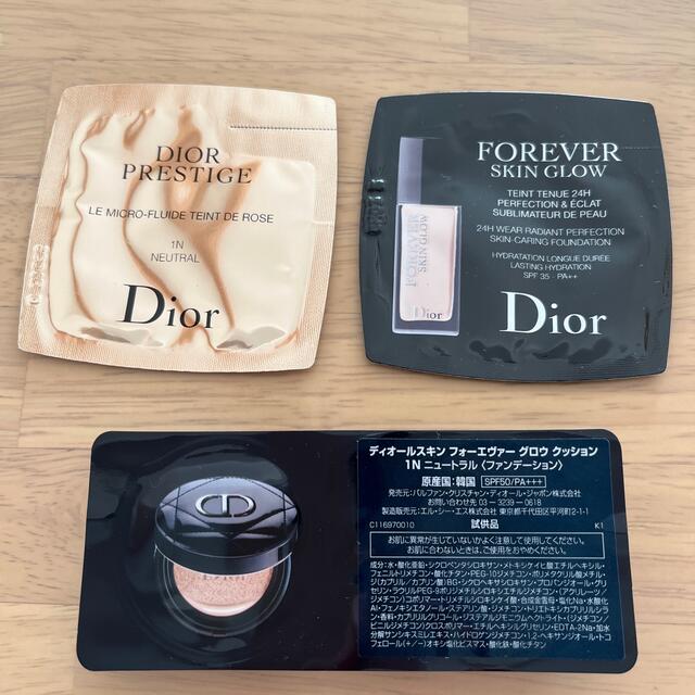 Dior(ディオール)のDior プレステージ・フォーエヴァー ファンデーション サンプル コスメ/美容のベースメイク/化粧品(ファンデーション)の商品写真