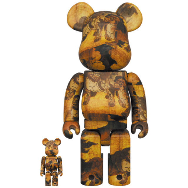 BE@RBRICK 狩野永徳 唐獅子図屏風 100% 400%