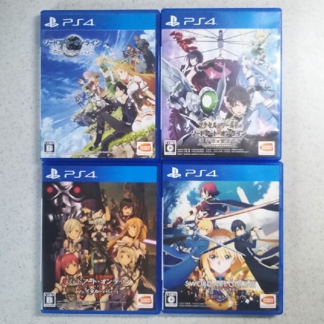 ソードアート・オンライン ps4 ソフト 4点セット | フリマアプリ ラクマ