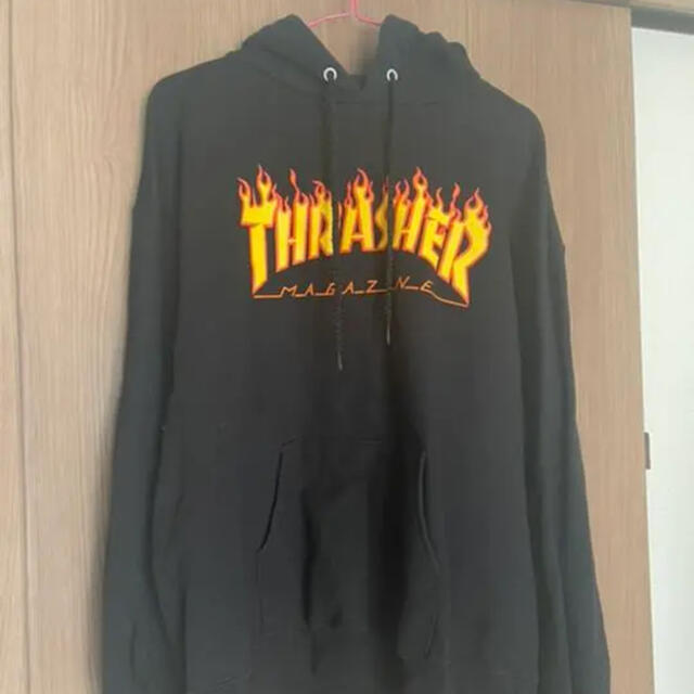 THRASHER パーカー ファイヤー フレーム ロゴ flame logo