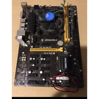 tb-250 btc cpu メモリ　電源スイッチ　ライザーカード(PCパーツ)
