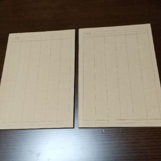 ムジルシリョウヒン(MUJI (無印良品))の無印良品 家計簿 ノート二冊(その他)