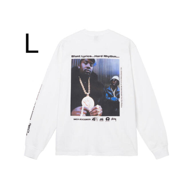 STUSSY(ステューシー)のstussy eric b. & rakim long sleeve L メンズのトップス(Tシャツ/カットソー(七分/長袖))の商品写真