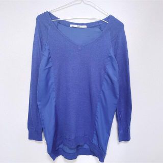 シェトワ(Chez toi)の【Chez toi】Ｖネックトップス　サイズF(ニット/セーター)