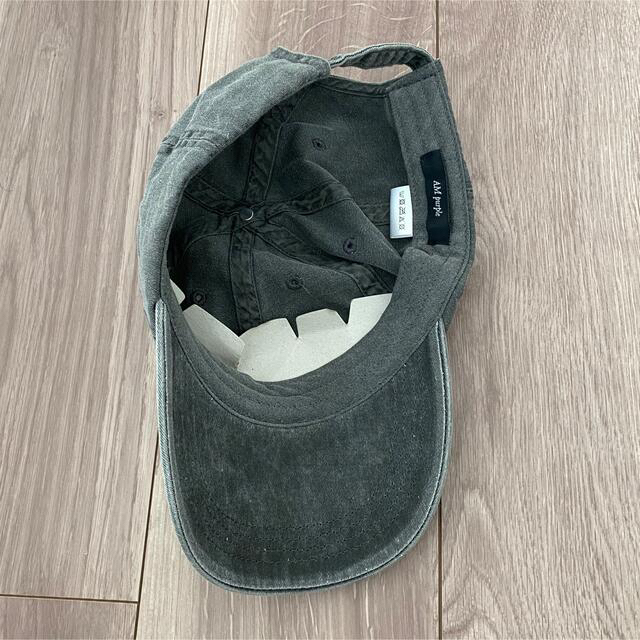 adidas(アディダス)のAMP オリジナル ロゴ キャップ ブラック グレー レディースの帽子(キャップ)の商品写真
