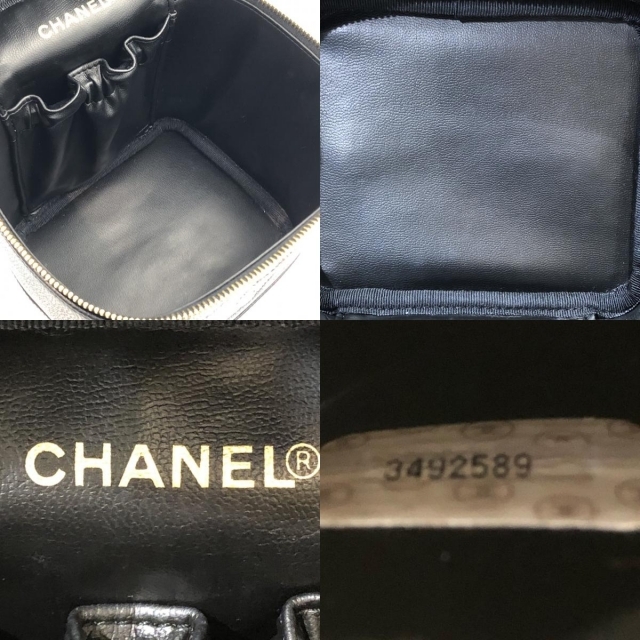 CHANEL(シャネル)の☆シャネル 極美品 キャビアスキン　バニティ スクエア ハンドバッグ レディースのバッグ(ハンドバッグ)の商品写真