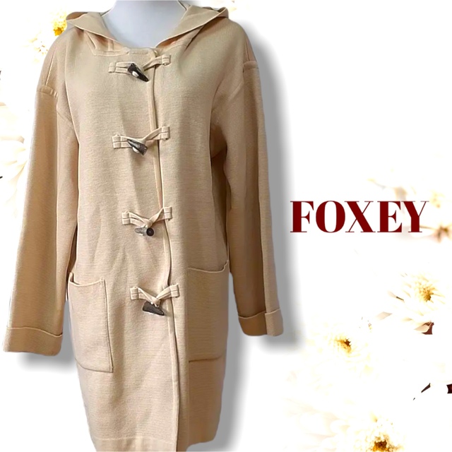フォクシーウールダッフルコート、サイズフリー。FOXEY-