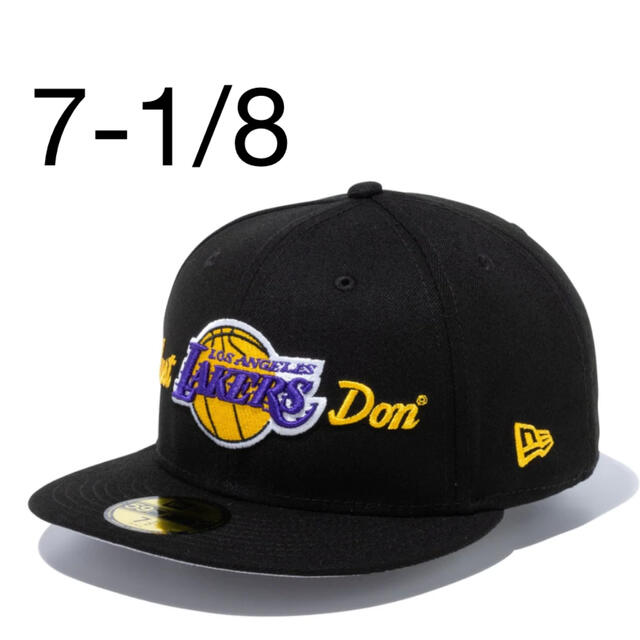 ニューエラ 59FIFTY Just Don × NBA レイカーズ ブラック