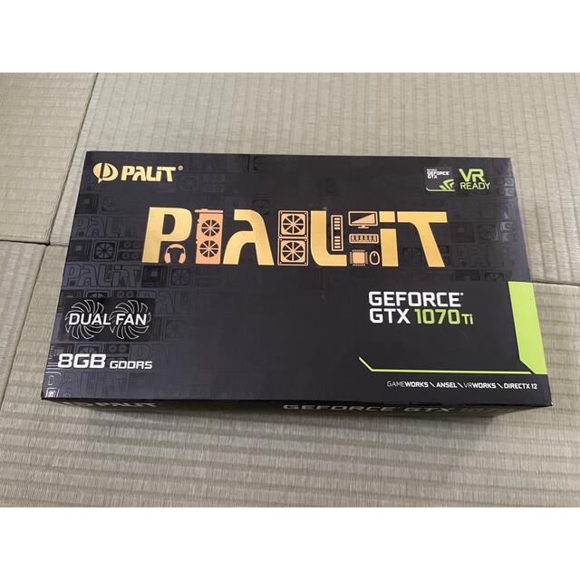 Palit GTX 1070Ti Dual【箱有り】PC/タブレット