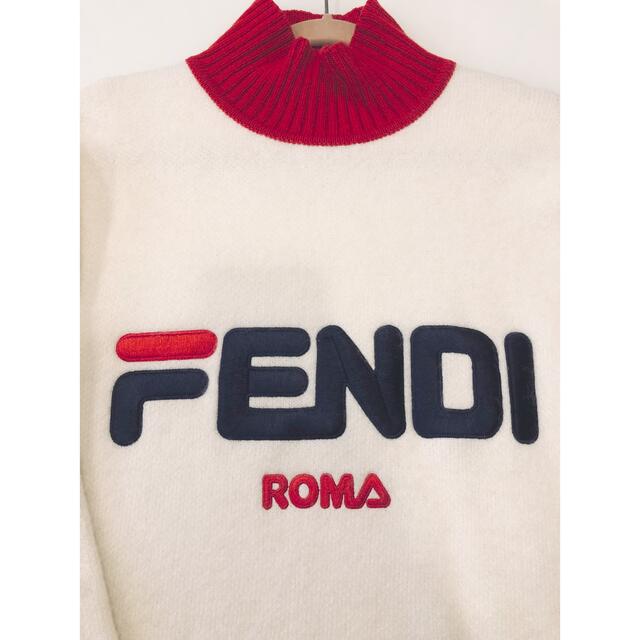 FENDI フェンディ ハイネックモヘアニットセーター　36