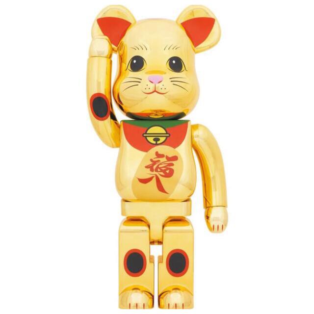 BE@RBRICK 招き猫 福入 金メッキ 1000％ - その他