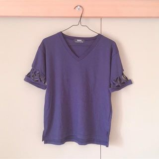 バックス(BACKS)のBACKS トップス ネイビー(Tシャツ(半袖/袖なし))