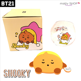 ボウダンショウネンダン(防弾少年団(BTS))のBT21 公式グッズ"SHOOKY"【コップ320ml&コースタセット】(グラス/カップ)