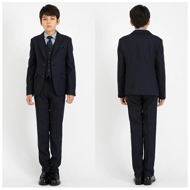 ジュニアスーツ　セットアップ　フォーマル キッズ/ベビー/マタニティのキッズ服男の子用(90cm~)(ドレス/フォーマル)の商品写真